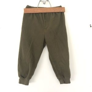 Green warm sweatpants 18-24 months